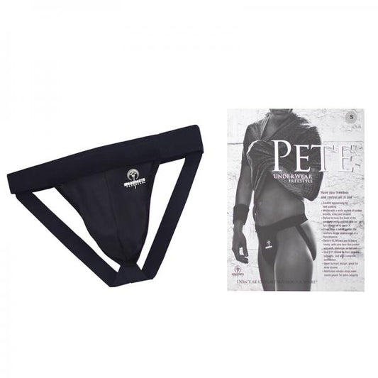 Spareparts Pete Freestyle Nylon Packing Jock Black Size L