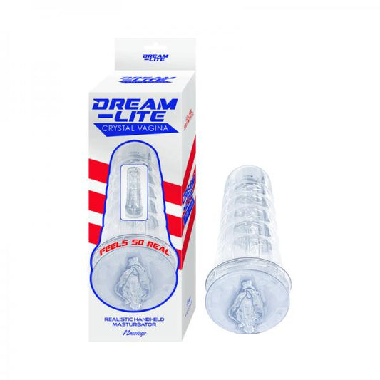 Dream-lite Crystal Vagina Masturbator Clear