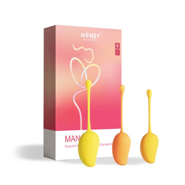 Mango Tropical Weighted Kegel Ball 6-piece Exercise Set Assorted Color