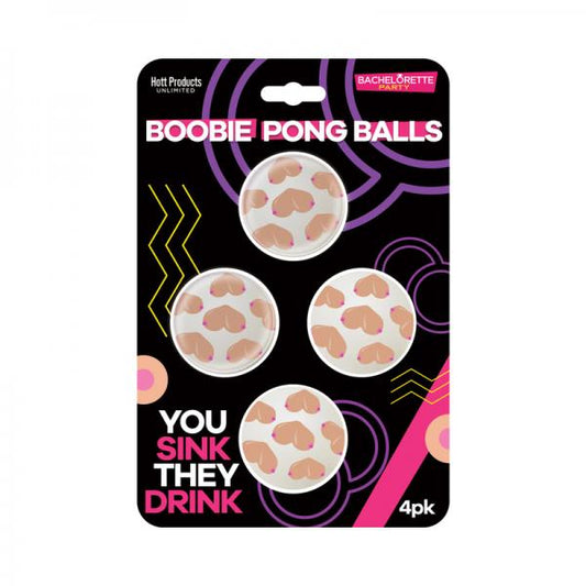 Boobie Beer Pong Balls 4-pack