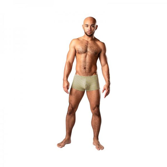 Male Power Cabana Banana Mini Short Yellow/grey L