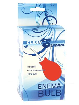 Clean Stream Enema Bulb Red