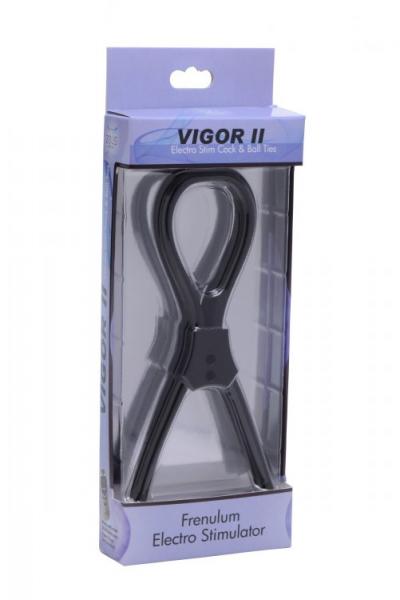 Vigor II C@ck And Ball Ties And Frenum Electro Stimulator