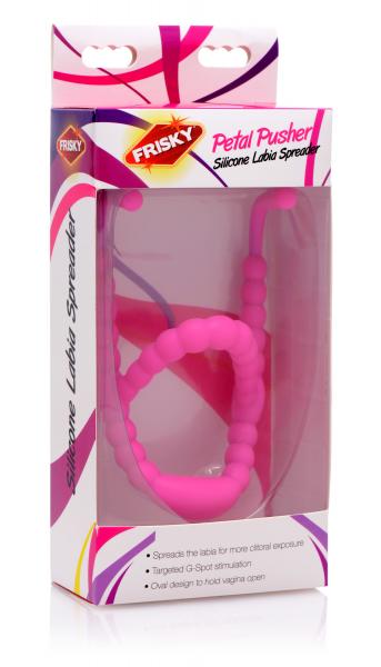 Petal Pusher Silicone Labia Spreader Pink