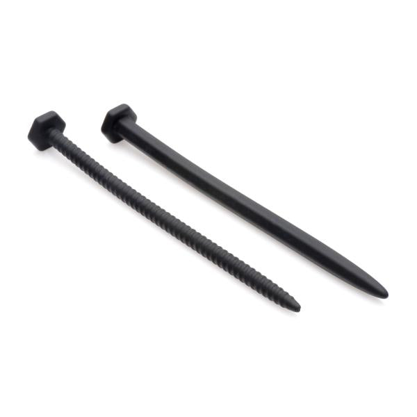 Hardware Nail & Screw Silicone Urethral Sounds Black