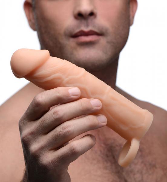 2 Inches Silicone Penis Extension Beige