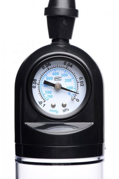 Trigger Penis Pump With Built In Pressure Gauge