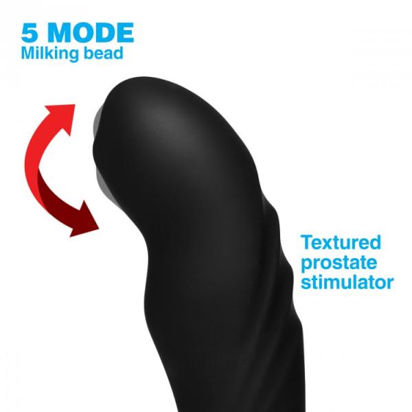 17X P-Trigasm 3 in 1 Silicone Prostate Stimulator Black