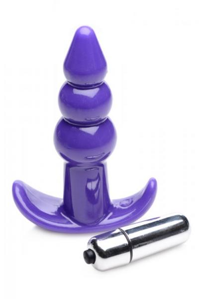 Frisky Ribbed Vibrating Butt Plug