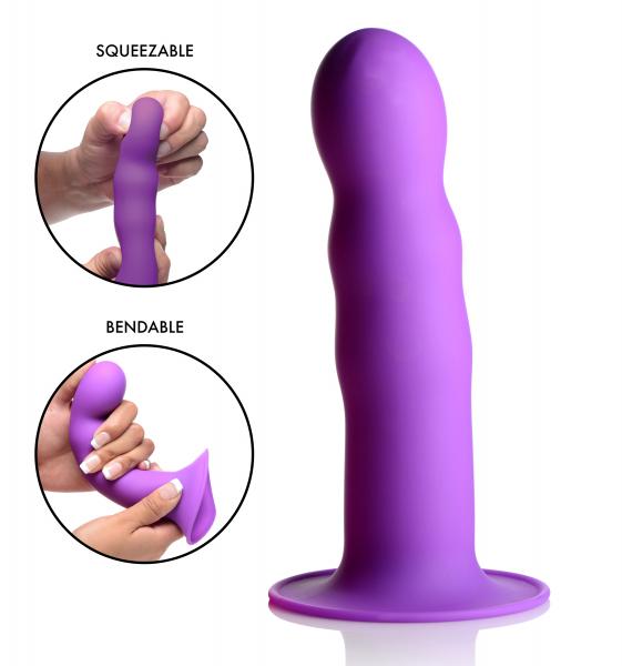 Squeeze-It Squeezable Wavy Dildo