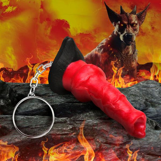 Hell Hound Mini Dildo Key Chain