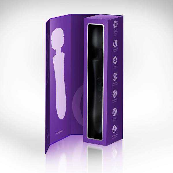 Edonista Gloria Large Wand Vibrator Black