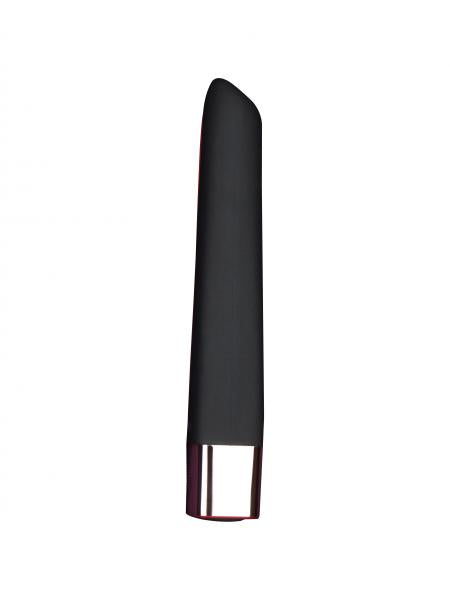 Edonista Quinn Silicone Bullet Vibrator Black 10 Modes