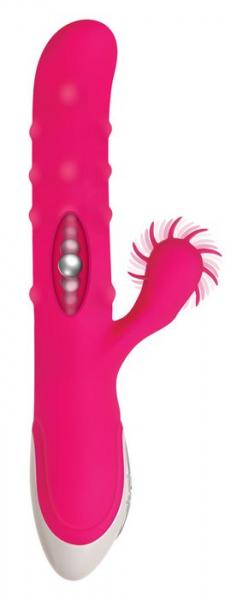 Evolved Love Spun Silicone Rechargeable Pink