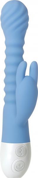 Evolved Bendy Bunny Dual Motors 8 Speeds&functions Ubs Rechargeable Cord Included Silicone Waterproo