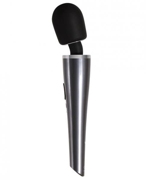 Evolved Mighty Metallic Wand 8 Vibrating Function Usb Rechargeable Cord Included Waterproof