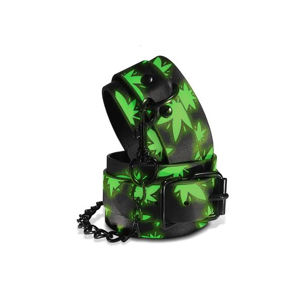 Stoner Vibes Chronic Collection Glow In The Dark Ankle Cuffs