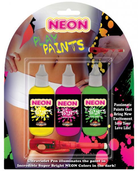 Neon Body Paints 3pk Card