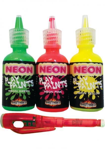 Neon Body Paints 3pk Card