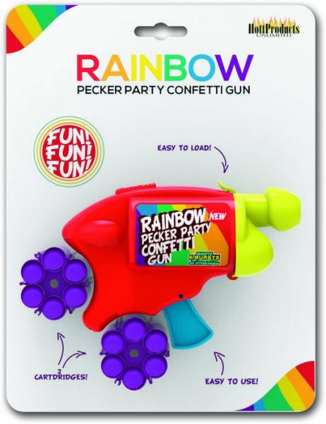 Rainbow Pecker Confetti Gun