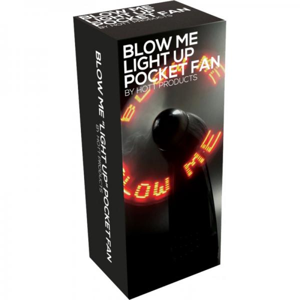 Blow Me Light Up Pocket Fan