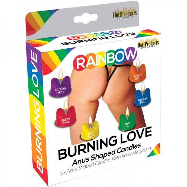 Burning Love Anus Candles Asst Colors & Scents