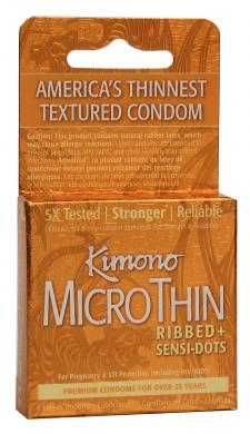 Kimono Sensation Latex Condom 3 Pack