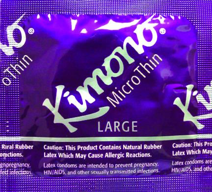 Kimono Microthin 12 Pack Large Latex Condoms