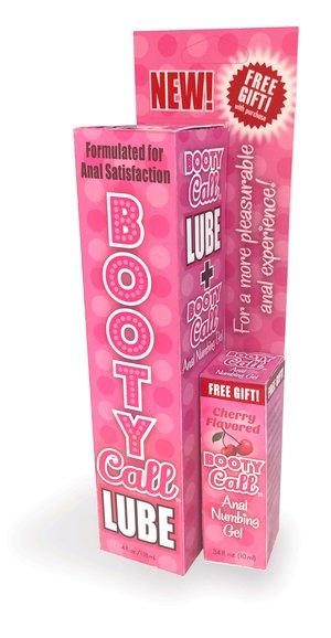 Bootycal Lube Duo 4oz Lube 10ml Numbing Gel