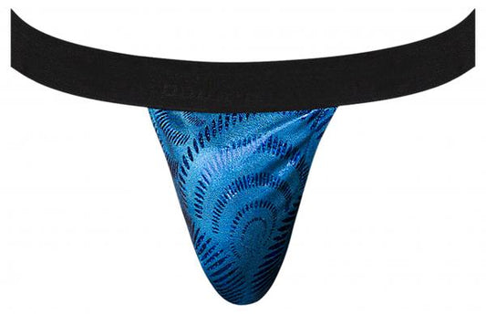 Male Power Kaleidickscope Strappy Ring Jock Sky Blue L/xl