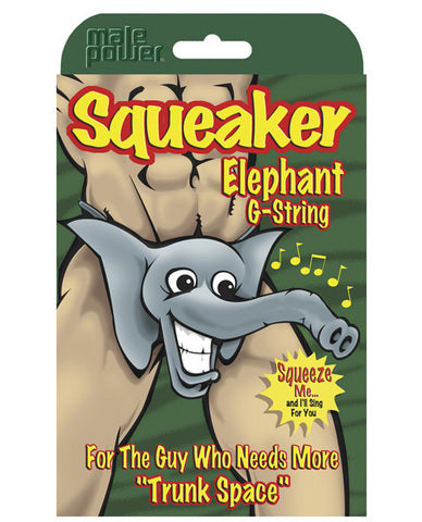 Male Power Squeaker Elephant G-String