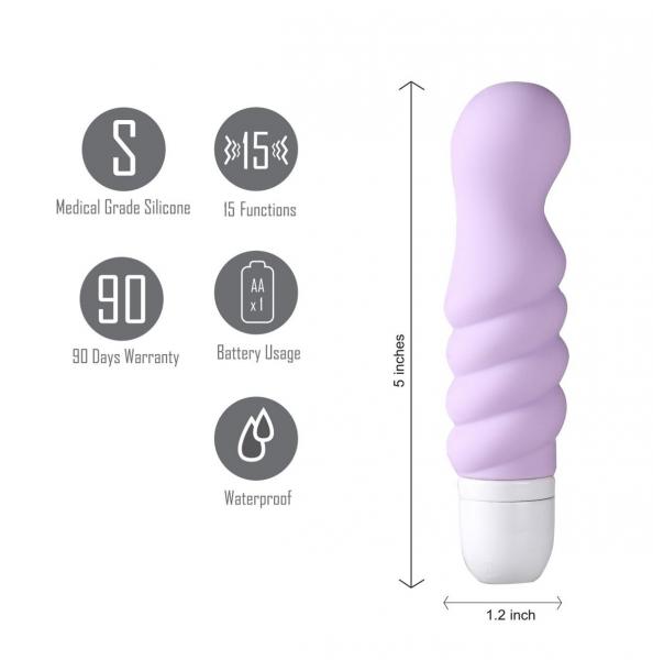 Chloe Twissty Mini G-Spot Vibrator Lavender