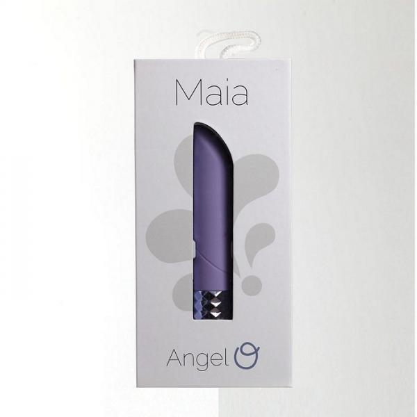 Angel Crystal Gem Supercharged Bullet Vibrator Purple