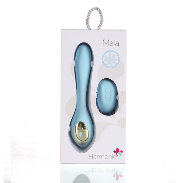 Harmonie Dual Vibrator Teal Silicone Rechargeable