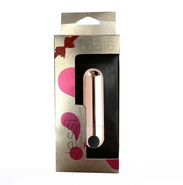 Jessi Rechargeable Mini Bullet Vibrator Rose Gold