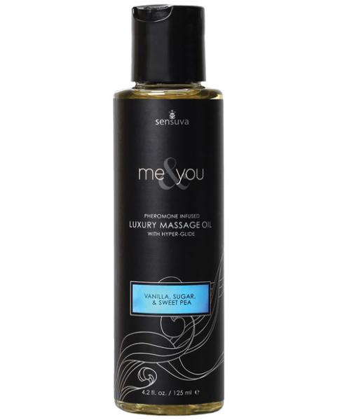 Me & You Massage Oil Vanilla, Sugar, Sweet Pea 4.2oz