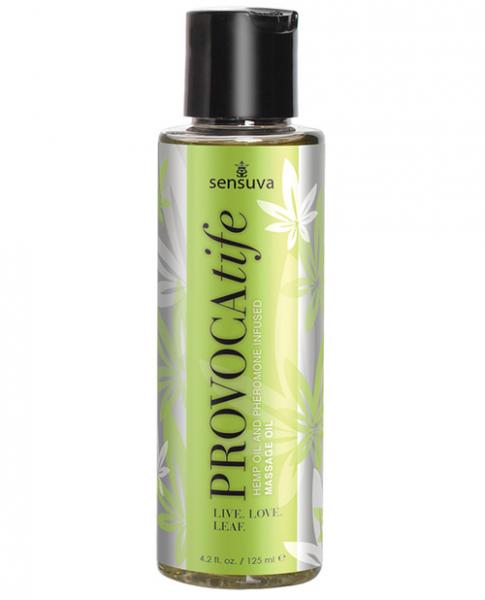 Provocatife Cannabis Oil & Pheromone Infused Massage Oil 4.2 Oz. Bottle