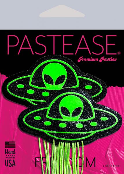 Pastease Ufo Alien Tassels Glow In The Dark