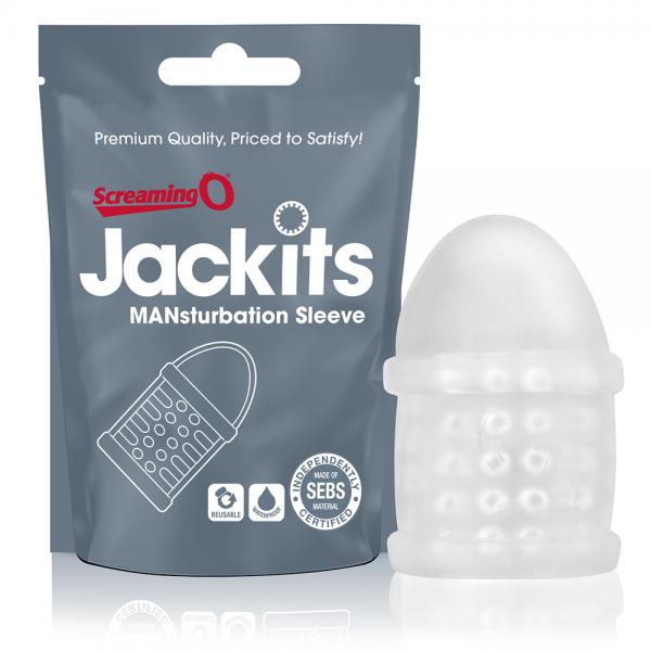 Screaming O Jackits Mansturbation Sleeve (clear Only)