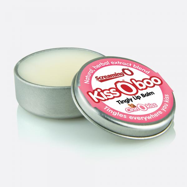 KissOboo Tingly Lip Balm Cinnamon .45oz Tin