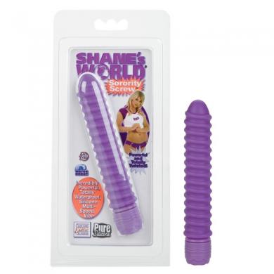 Shane's World Sorority Screw Silicone Vibe - Purple