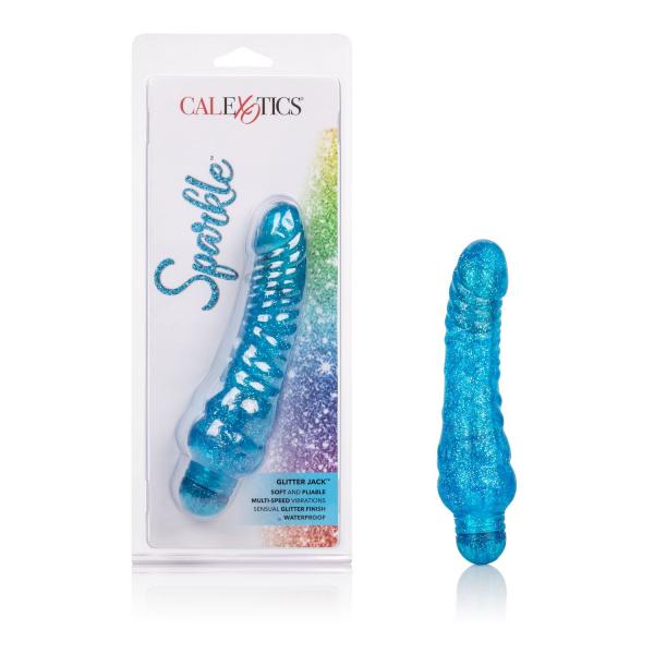 Sparkle Glitter Jack Blue Vibrator