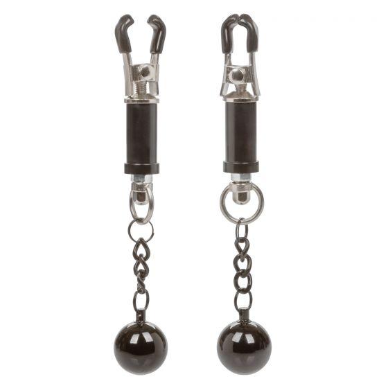 Nipple Grips Weighted Twist Nipple Clamps - Black