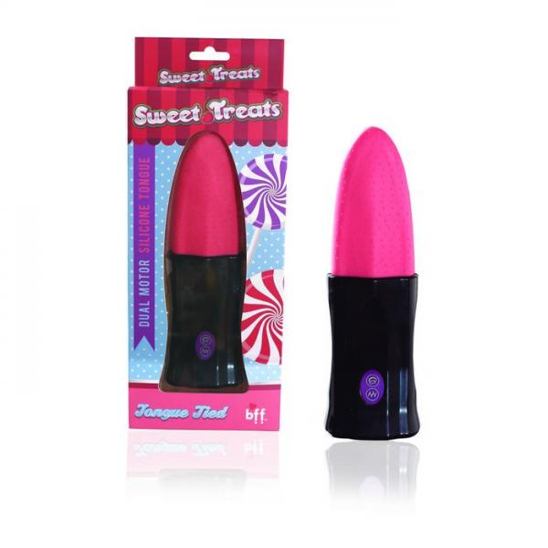 Sweet Treats Tongue Tied Pink Vibrator