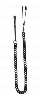 Black Tweezer Clamp W/Link Chain