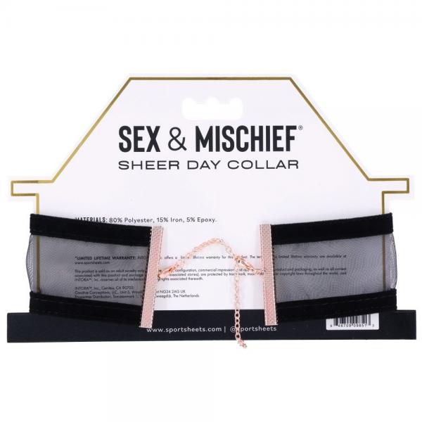 Sportsheets Sex & Mischief Sheer Day Collar