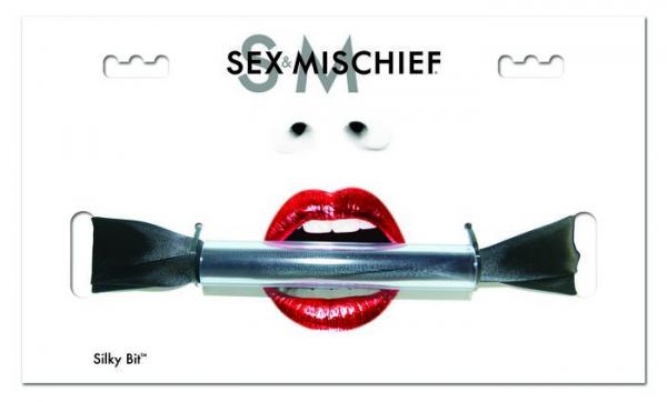 Sex & Mischief Silky Bit Gag Black