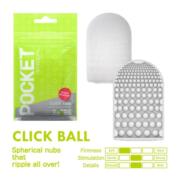 Tenga Pocket Masturbator Sleeve Click Ball