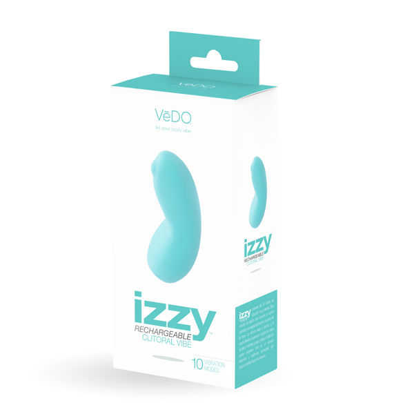 VeDO Izzy Rechargeable Clitoral Vibe - Turquoise