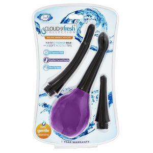 Cloud 9 Fresh + Deluxe Anal Soft Tip Enema Douche 3 Soft Nozzle Tips